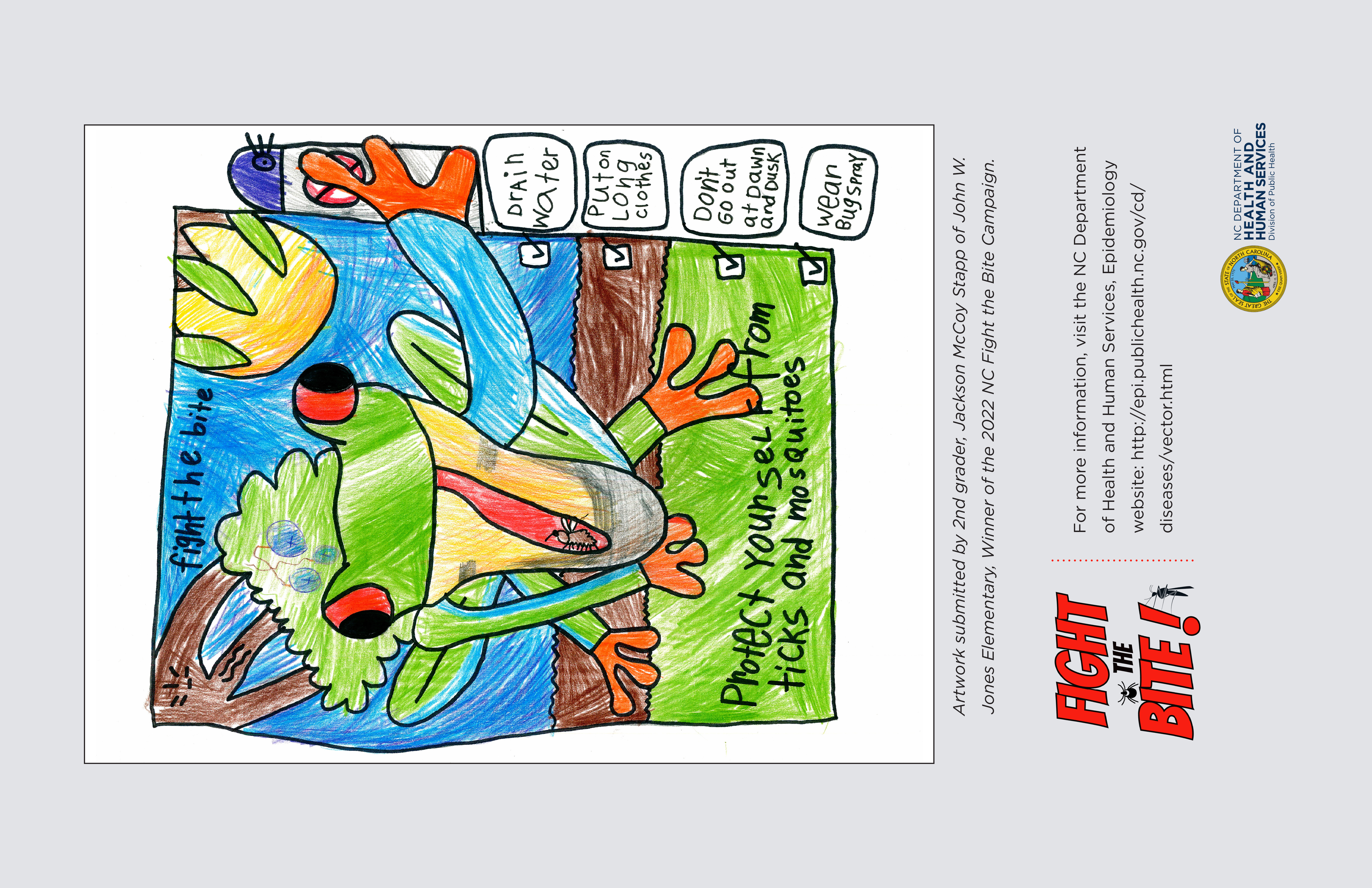 Fight the Bite Contest Winners Artwork