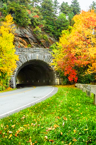 nc blue ridge parkway tunnel